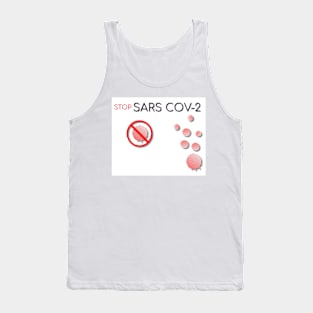 INFOGRAPHICS OF stop Covid 22 Tank Top